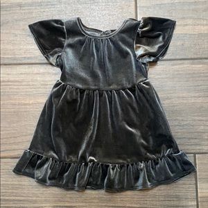 Velour toddler dress